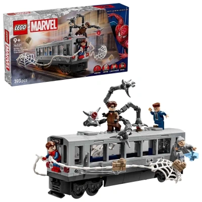 76321 Lego Marvel Örümcek Adam ile Doktor Oktopus Metroda 393 parça +9 yaş
