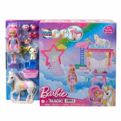 Barbie A Touch Of Magic Chelsea ve Pegasus Oyun Seti, HNT67