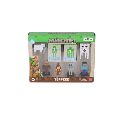 PMI MC2070 Minecraft 3D Figür Toppeez 8li Delüks Set