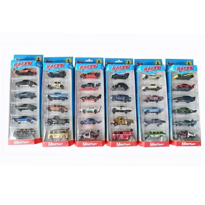 ZQ11316-Vardem Kartela 1:64 Metal 6 Parça Araba Seti