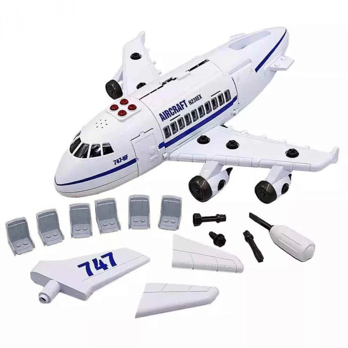 1005033 Sesli ve Işıklı Sök Tak Yolcu Uçağı