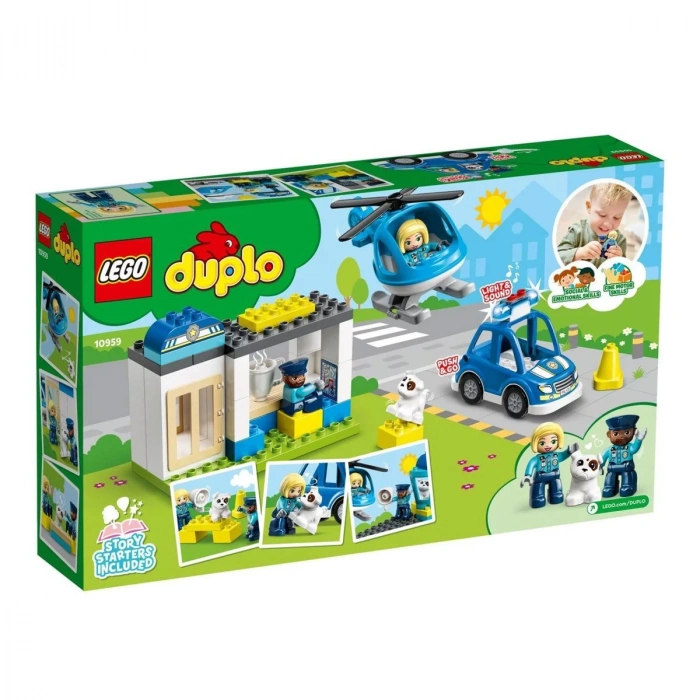 10959 Lego Duplo - Polis Merkezi ve Helikopter 40 parça +2 yaş