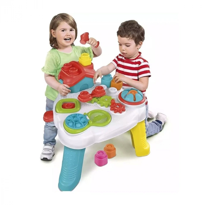 17704 Soft Clemmy - Yumuşak Blok Duyusal Aktivite Masası - 10 parça 10-36 ay