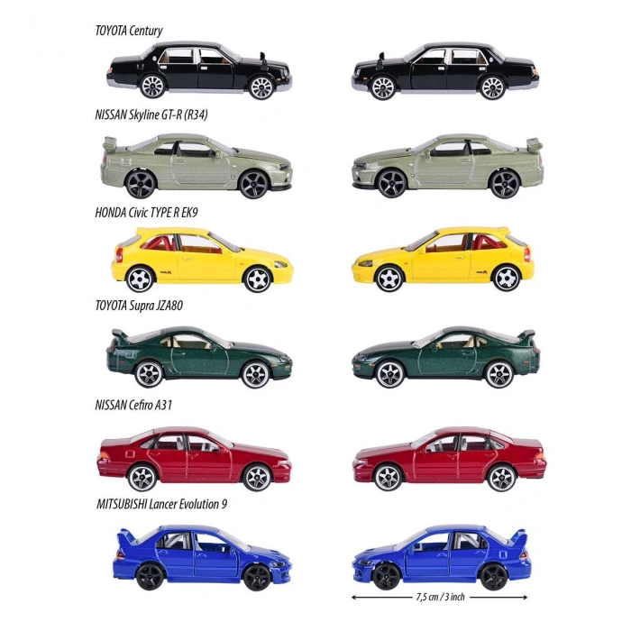 212051029 Majorette Japonya Serisi Premium Arabalar