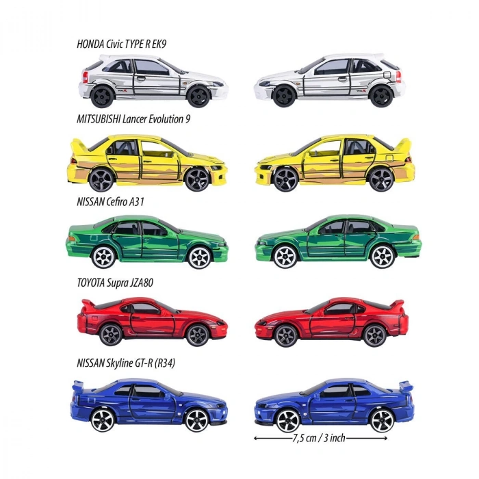 212051031 Majorette Japonya Seri 5 Parça