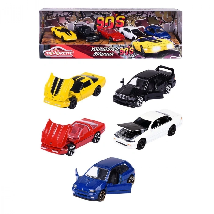 212052021 Majorette Youngster Metal Araba 5 Parça