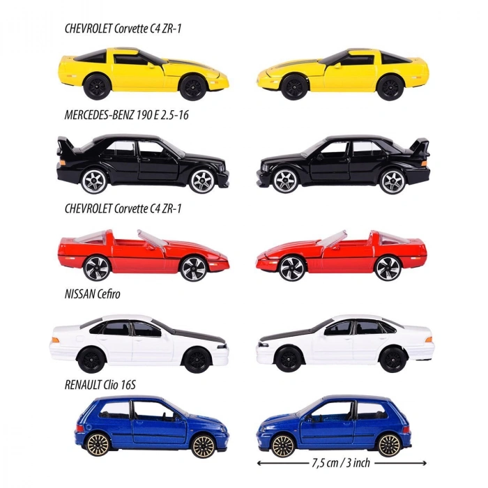 212052021 Majorette Youngster Metal Araba 5 Parça