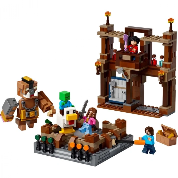 21272 Lego Minecraft Orman Malikanesi Dövüş Ringi 491 parça +10 yaş