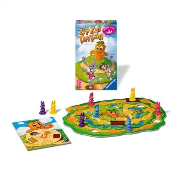 248810 Ravensburger - ZıpZıp Tavşan - Seyahat Boy Kutu Oyunu