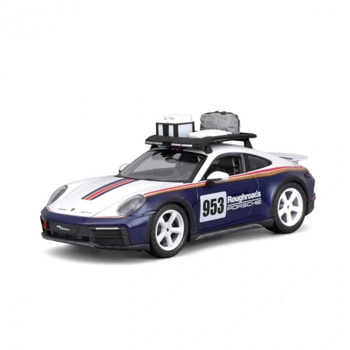 28029 Burago 1:24 Porsche 911 Dakar Model Araba -Sunman