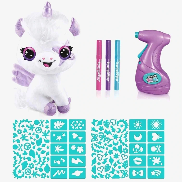 28788 Airbrush Peluş Karanlıkta Parlayan Sihirli Unicorn -Sunman