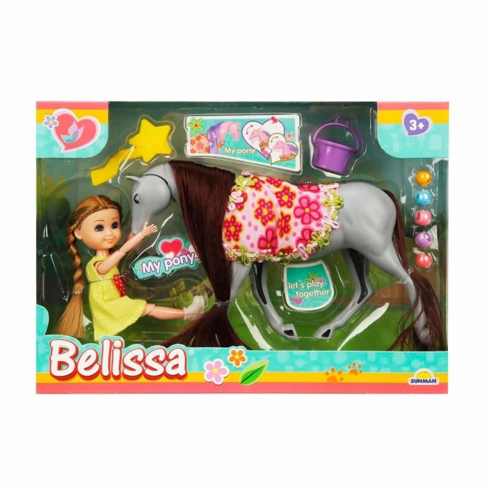 2981 Belissa’nın Süslü Atı 15 cm -Sunman