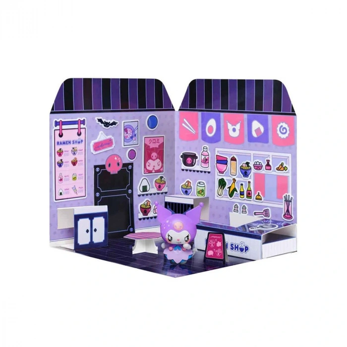30001 SUN-CMS-OYUN SET STICKER HOUSE FOOD COURTS KUROMI CINNAMOROLI H KITTY MY