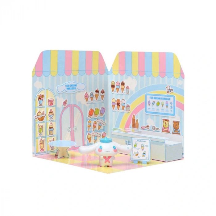 30001 SUN-CMS-OYUN SET STICKER HOUSE FOOD COURTS KUROMI CINNAMOROLI H KITTY MY