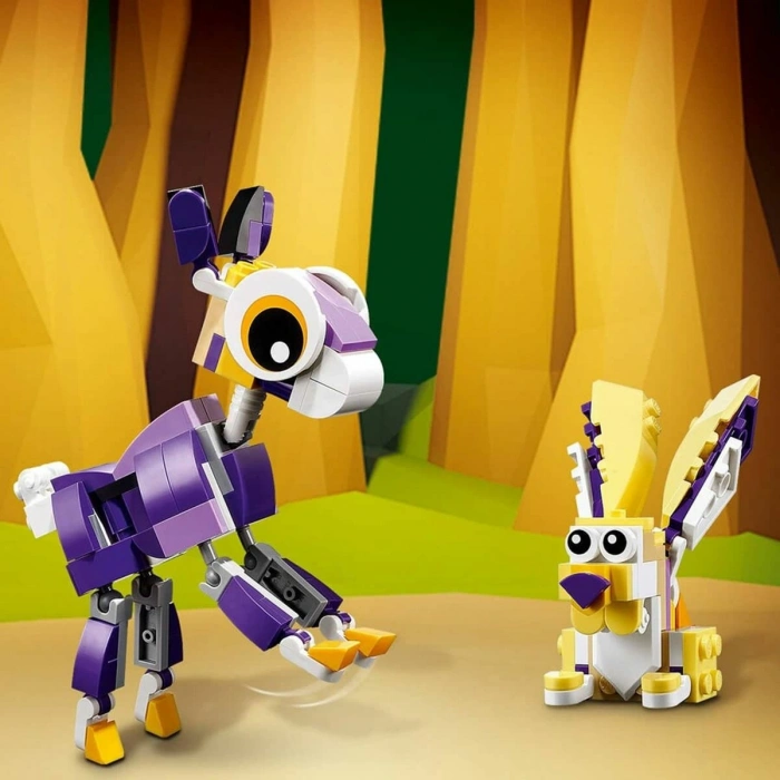 31125 Lego Creator Fantastik Orman Yaratıkları 3ü1 arada, 175 parça +7 yaş