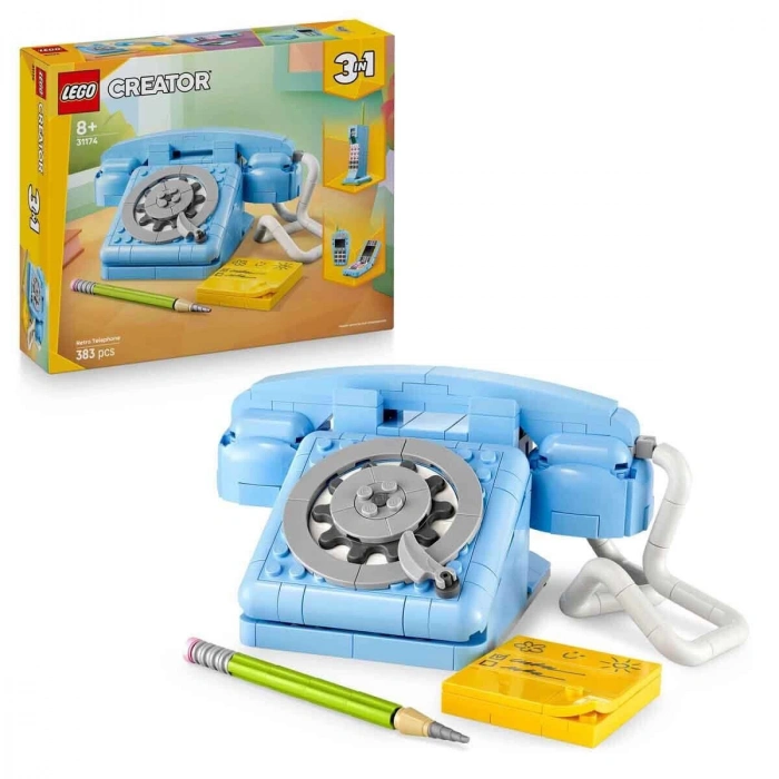 31174 Lego Creator 3in1 - Retro Telefon 383 parça +8 yaş