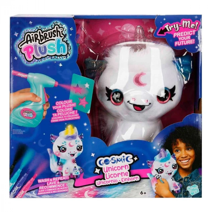45529 Işıklı Airbrush Peluş Cosmic Unicorn Hobi Seti -Sunman