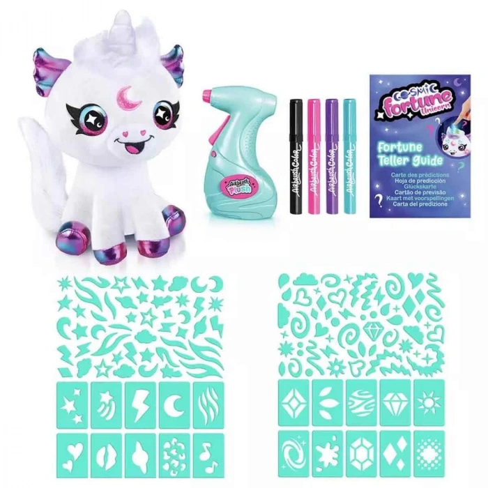 45529 Işıklı Airbrush Peluş Cosmic Unicorn Hobi Seti -Sunman
