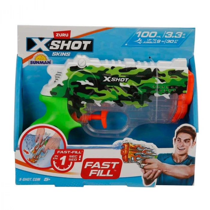 4582 X-Shot Skins Nano Fast Fill Su Tabancası 19 cm