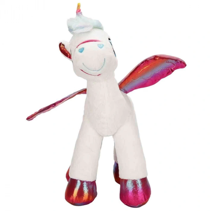 4742 Kanatlı Unicorn Peluş 42 cm -Sunman