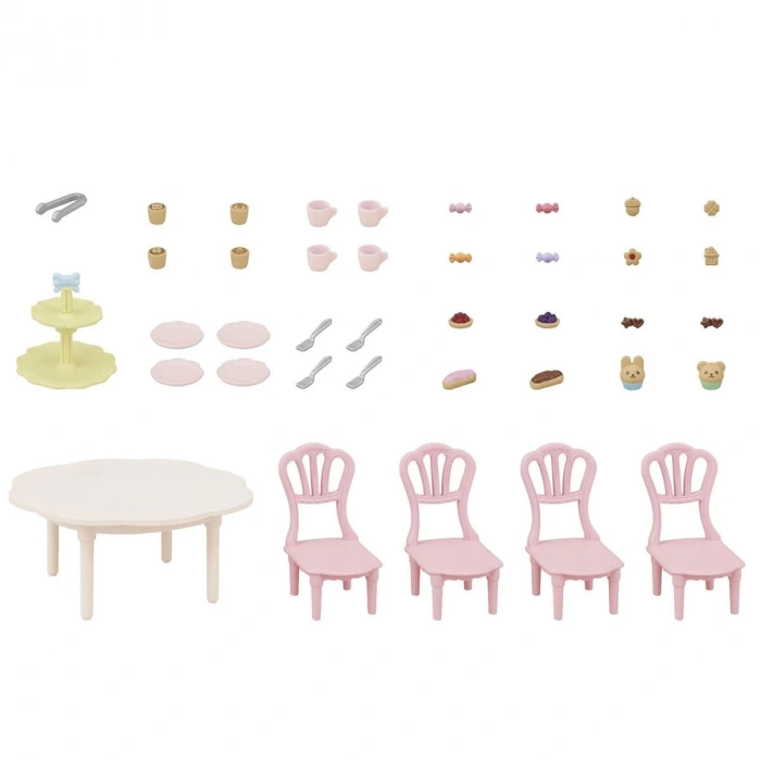 5742 Sylvanian Families Tatlı Partisi Oyun Seti (figürler dahil değildir) +4 yaş