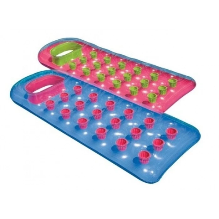 59895 BARDAKLI MAVİ-KIRMIZI YATAK (188x71Cm)