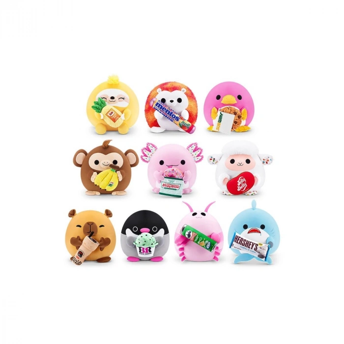 5UA02000 Snackles Aburcubur Surpriz Peluş 12 cm