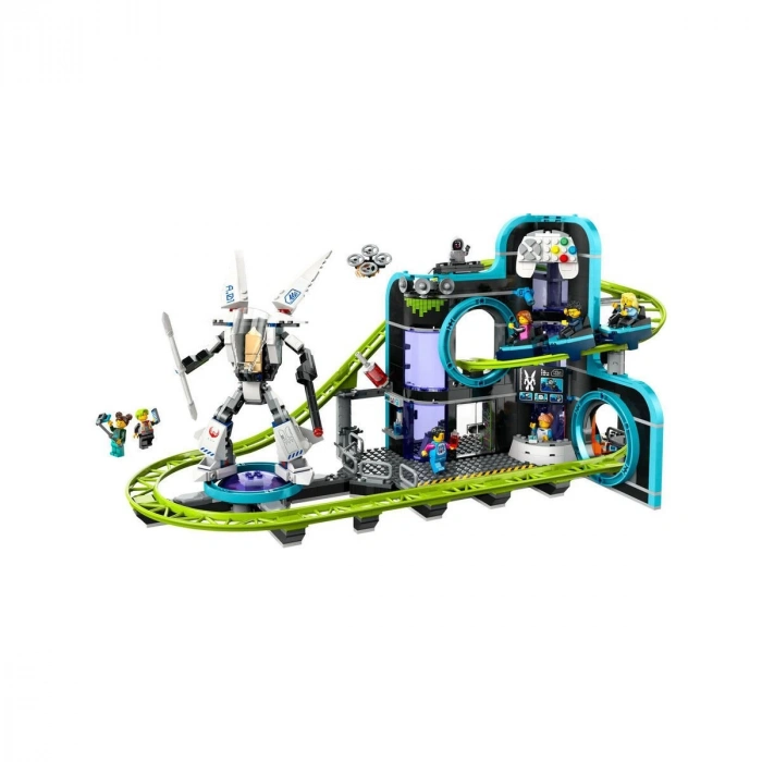60421 Lego City Robot Dünyası Hız Treni Parkı 986 parça +8 yaş