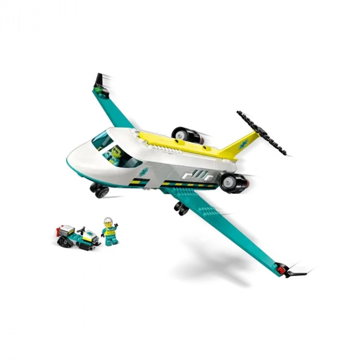 60465 Lego City Helikopter Ambulans Uçağı 403 parça +6 yaş