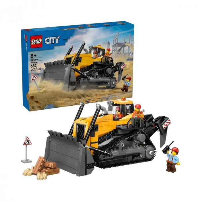 60466 Lego City Buldozer 682 parça +8 yaş