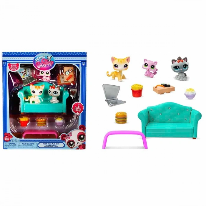 6360 SUN-Littlest Pet Shop Minişler Lokanta Oyun Seti