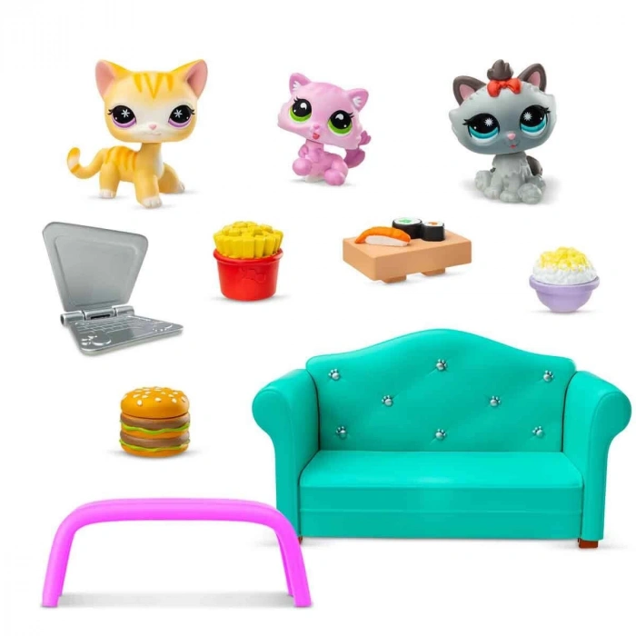 6360 SUN-Littlest Pet Shop Minişler Lokanta Oyun Seti