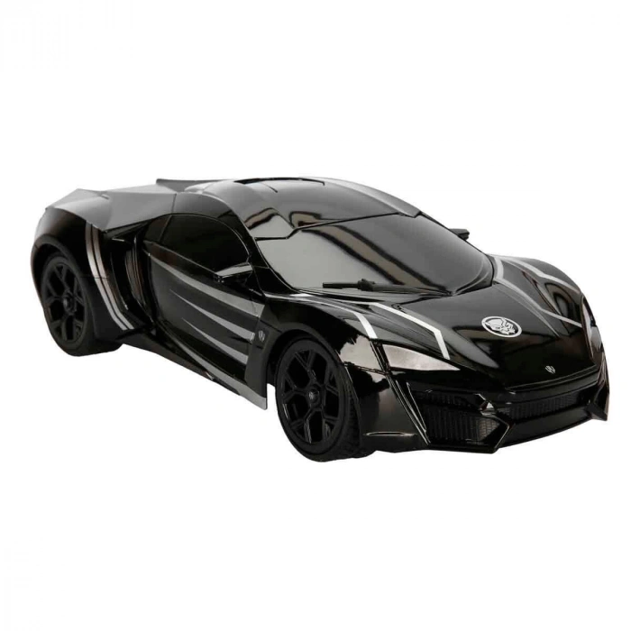 7037 Kumandalı 1:16 Avengers Black Panther Lykan Hypersport Araba