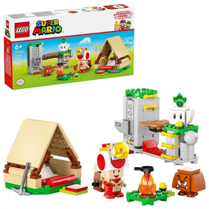 72040 Lego Super Mario - Kaptan Toadun Kampı 159 parça +6 yaş