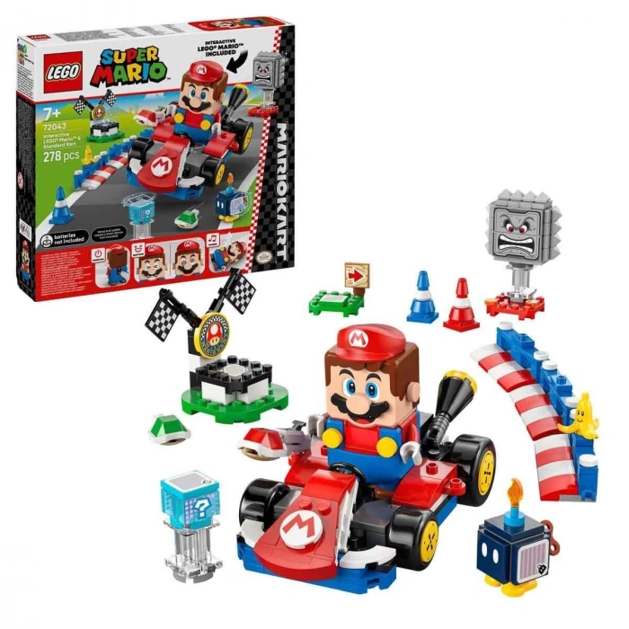 72043 Lego Super Mario - İnteraktif Lego Mario ve Standard Kart 278 parça +7 yaş