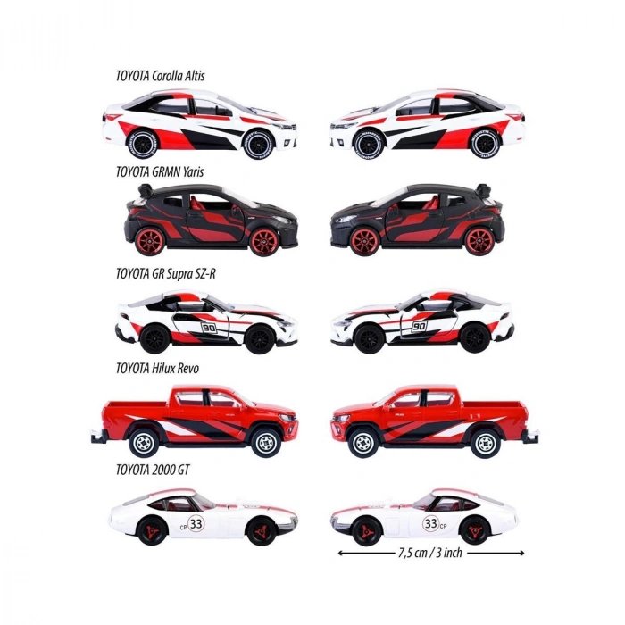 8502105003 Toyota Racing 5 Pieces Giftpack