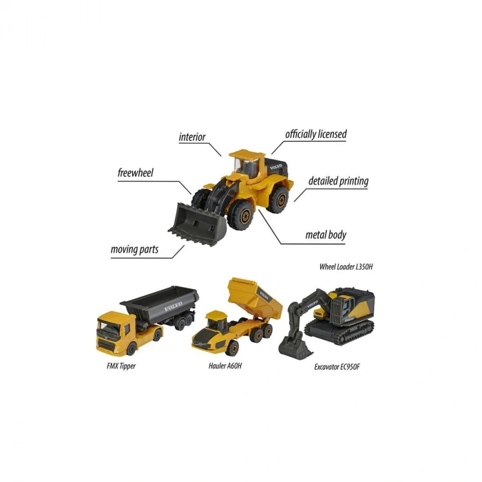 8503105000 Volvo Construction 4 Pieces Giftpack