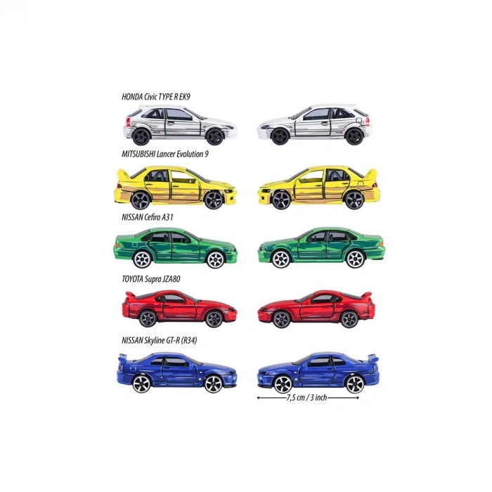8504105000 JDM Legends Anime 5 Pieces Giftpack