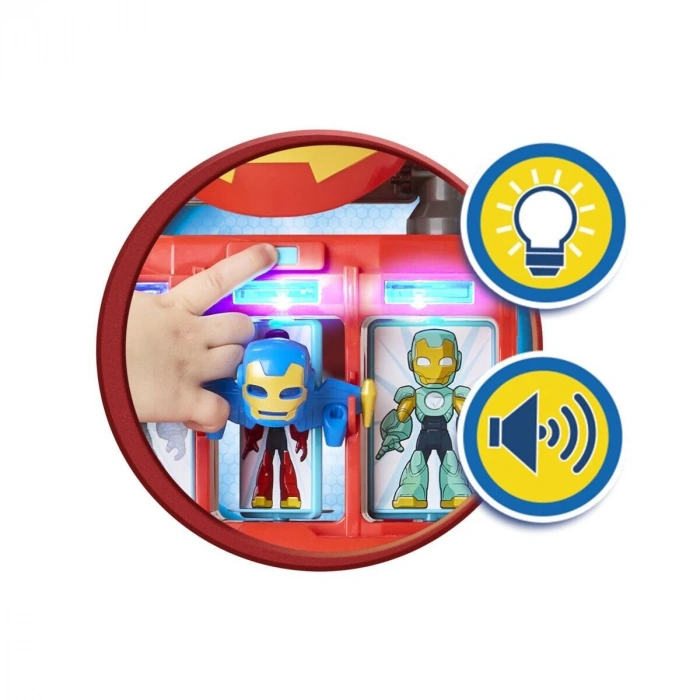 G1259 Iron Man and his Awesome Friends Iron Quarters Oyun Seti