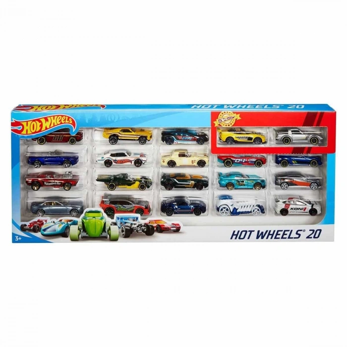 Hot Wheels 20li Araba Seti, H7045