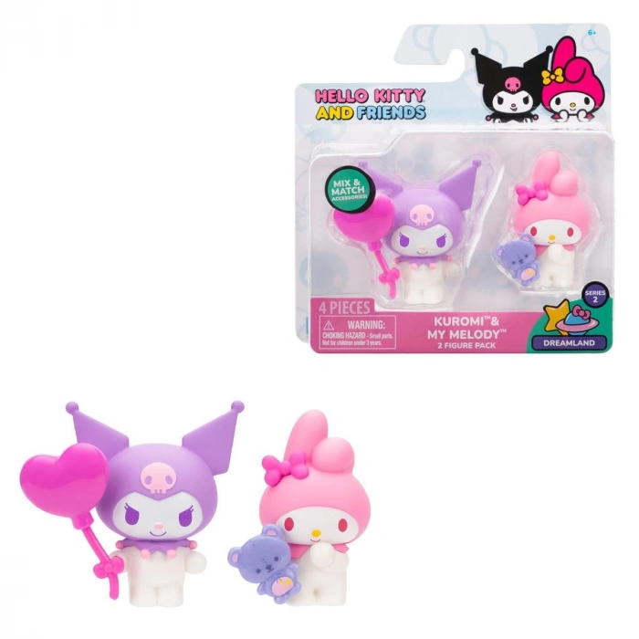 HKT06100 Hello Kitty 2li Mini Figür HKT0151-HKT0159