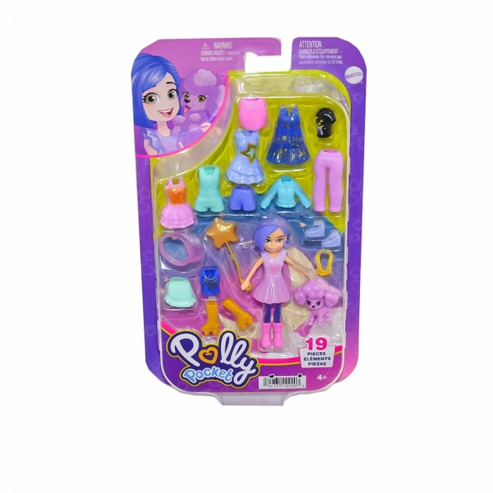 HKV88 Polly Pocket Farklı Kombin Eğlencesi Oyun Setleri