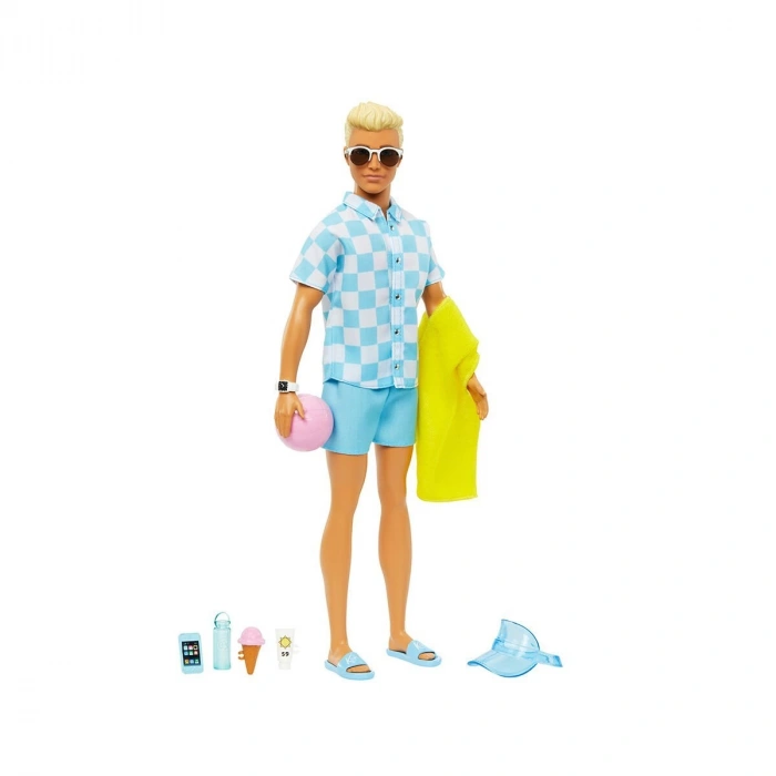 HPL74 Barbie Plaj Günü Oyun Seti -Ken