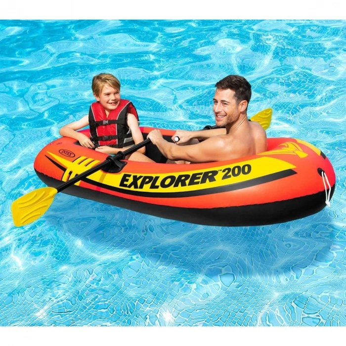 IB58331 Intex Explorer Bot 200 Set (Kürek Pompa) 185x94x41 cm