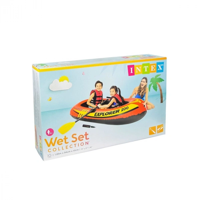 IB58331 Intex Explorer Bot 200 Set (Kürek Pompa) 185x94x41 cm