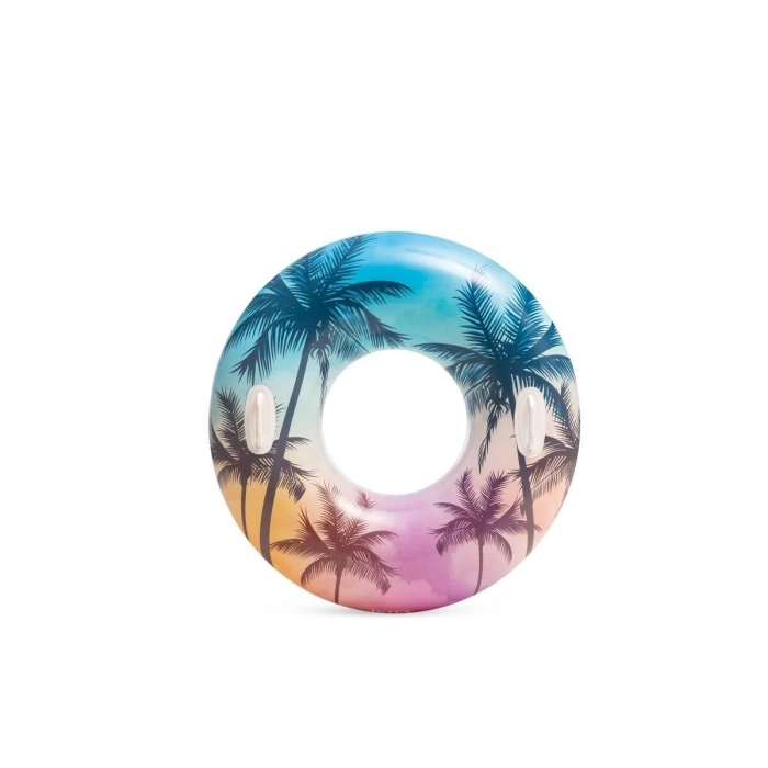 ISC58263 Intex Tutmaçlı Desenli Simit 97 cm