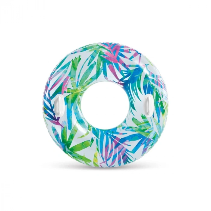 ISC58263 Intex Tutmaçlı Desenli Simit 97 cm