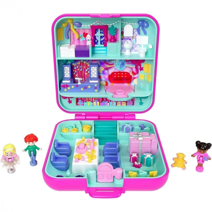 JGK22 Polly Pocket Mattel 80. Yıl Özel Nostaljik Kompakt Oyun Seti