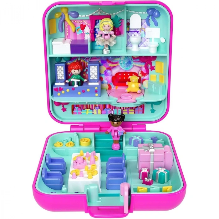 JGK22 Polly Pocket Mattel 80. Yıl Özel Nostaljik Kompakt Oyun Seti