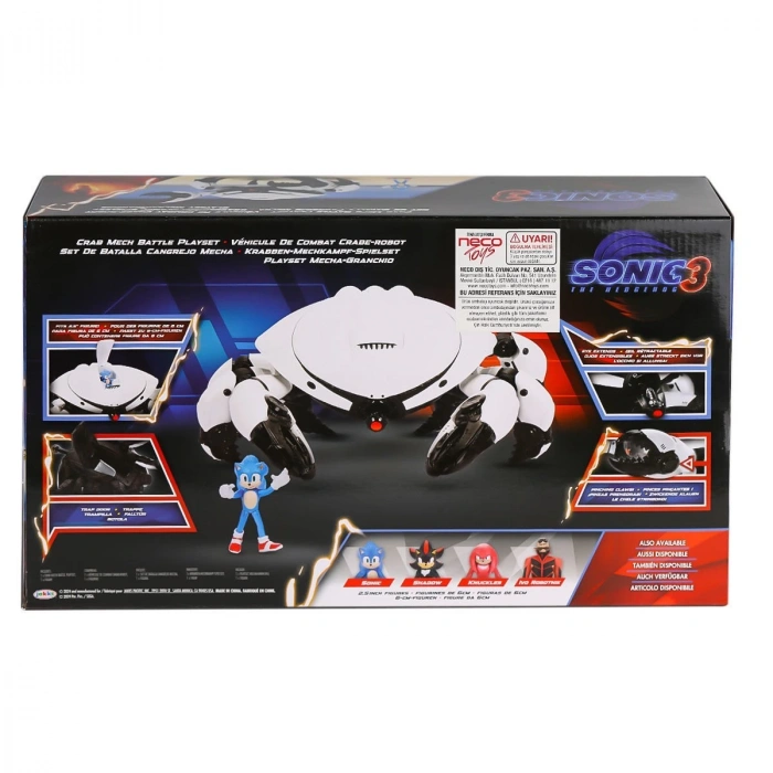 JKP 424094 Sonic 3 - Yengeç Robot Oyun Seti ve Sonic Figür
